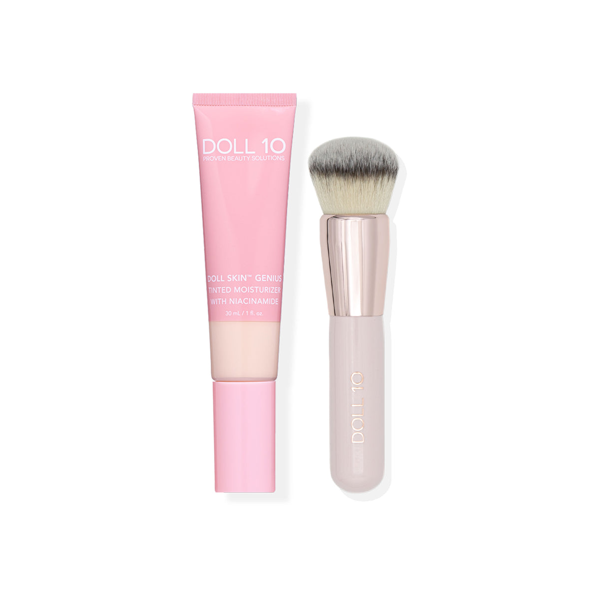 Tinted Moisturizer for Sensitive Skin with Skin Buffing Brush