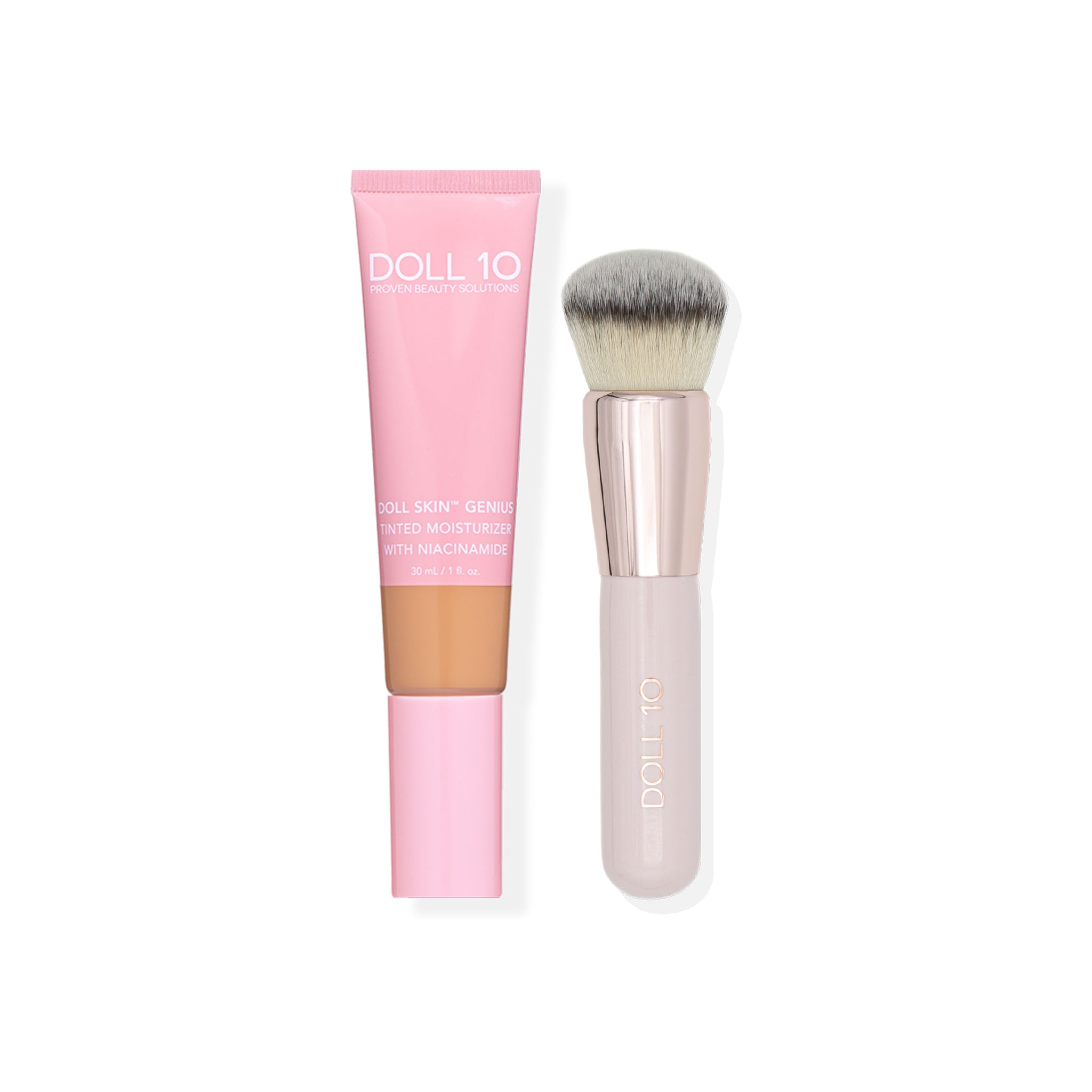 Tinted Moisturizer for Sensitive Skin with Skin Buffing Brush