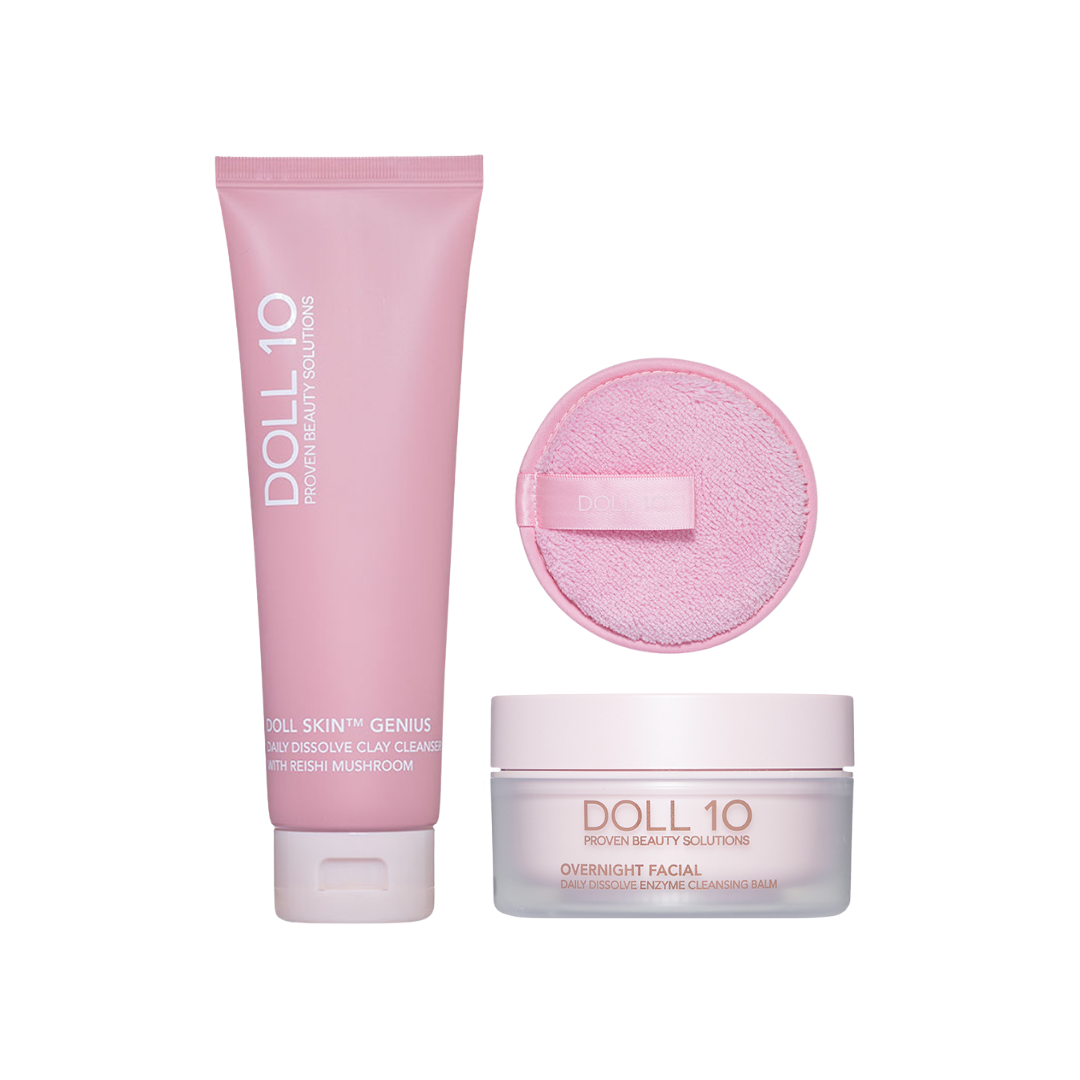 Working Overtime Double Cleansing Trio – Doll 10 Beauty