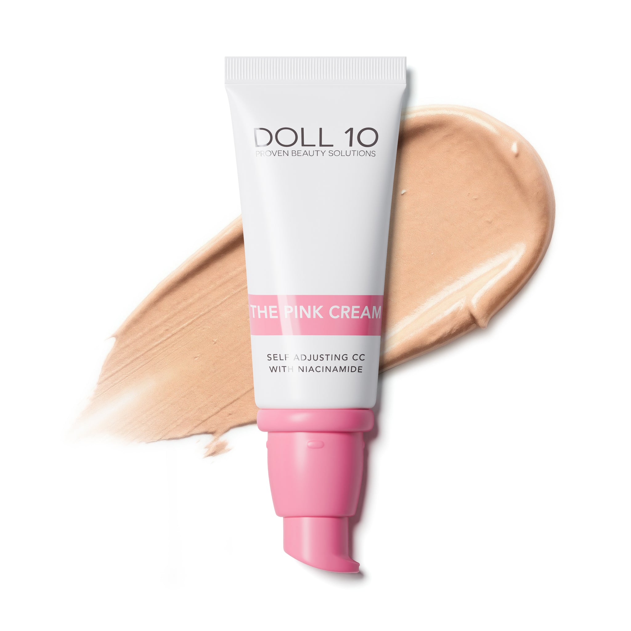 DOLL PINK 美顔器 セラム クリーム セット The Pink Cream Self Adjusting CC with Niacinamide – Doll 10 Beauty