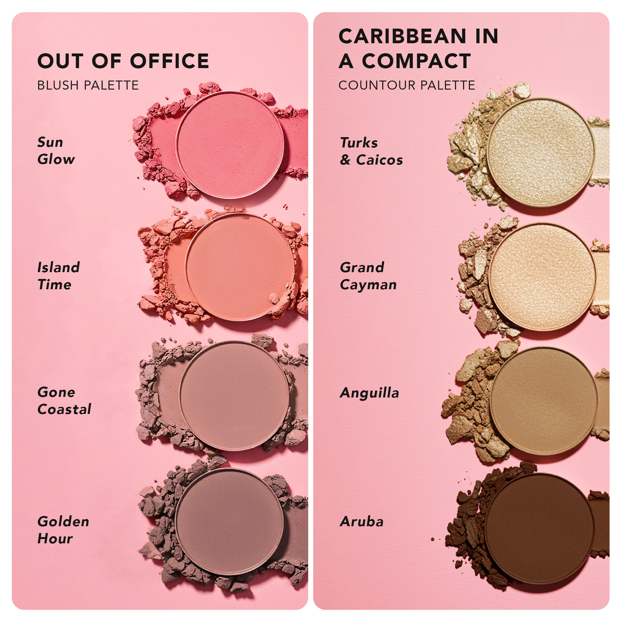 Caribbean In A Compact Bronzer Palette – Doll 10 Beauty