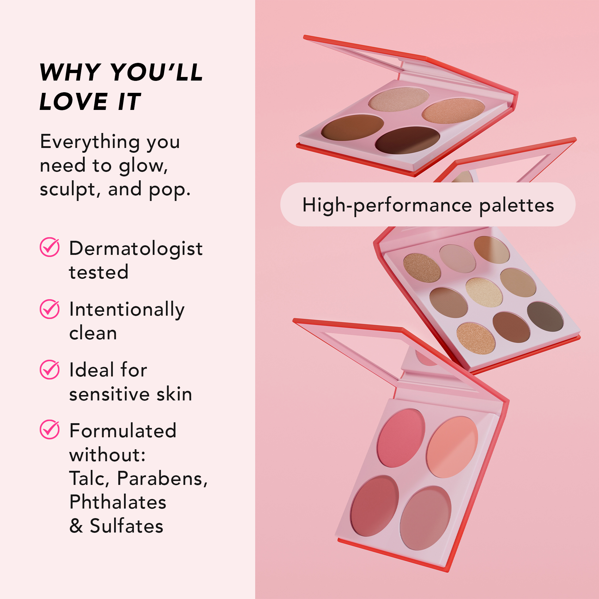 Coffret Maquillage Yeux PUBA Parrot Bahia 002 - 7 Pièces, Ombres à Paupières Multicolores, Neuf Sous Boîte