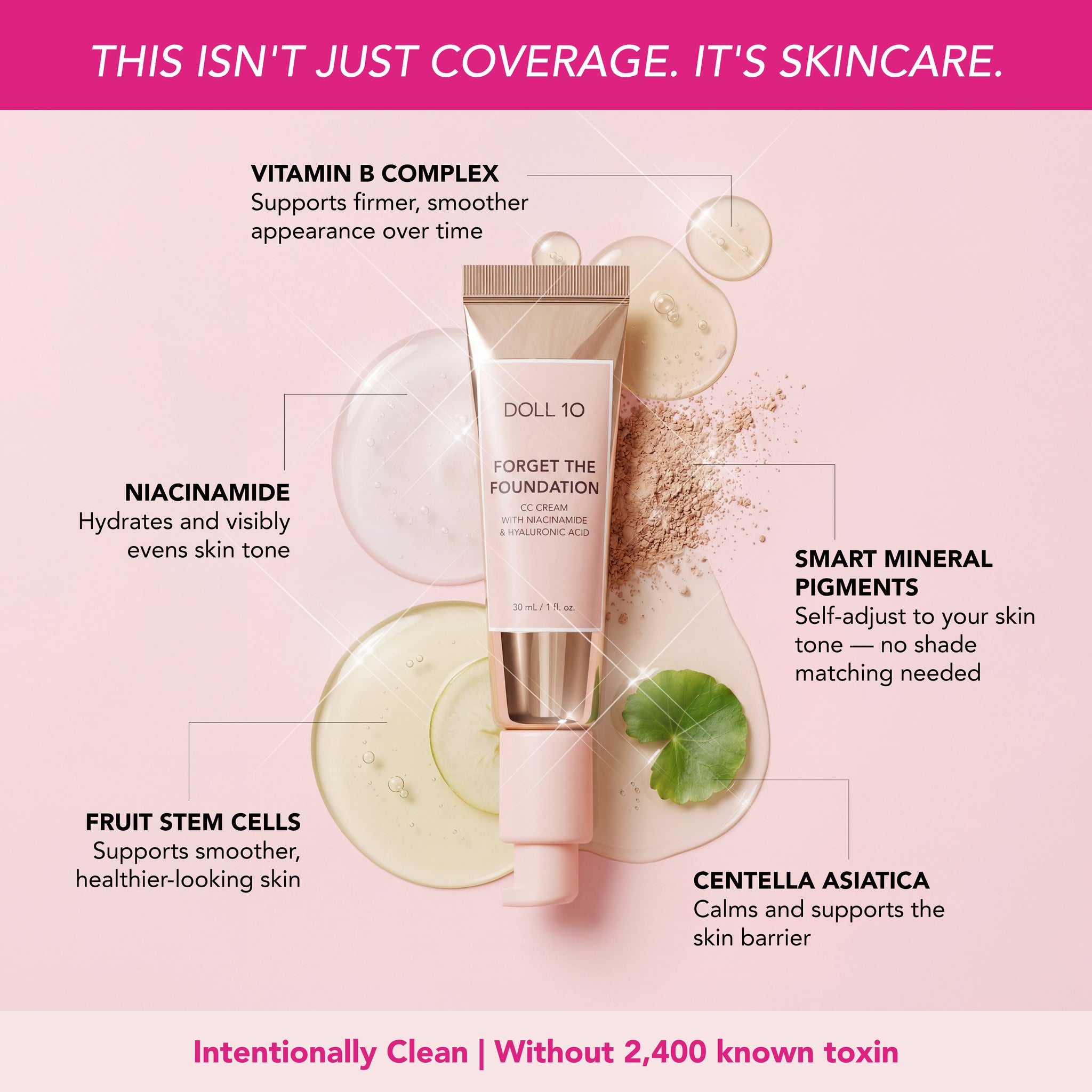 Forget The Foundation: C.C. Cream with Niacinamide & Hyaluronic