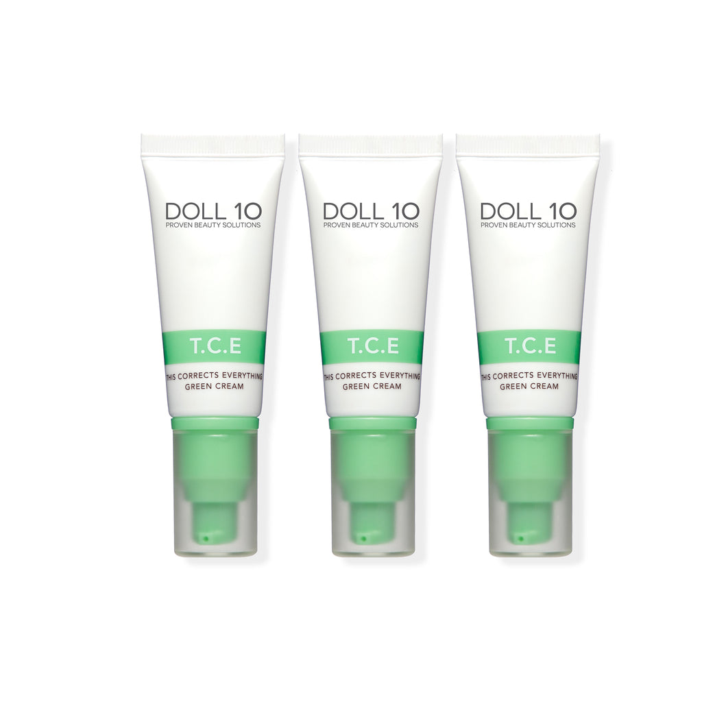 Color Correcting Green Cream Trio – Doll 10 Beauty