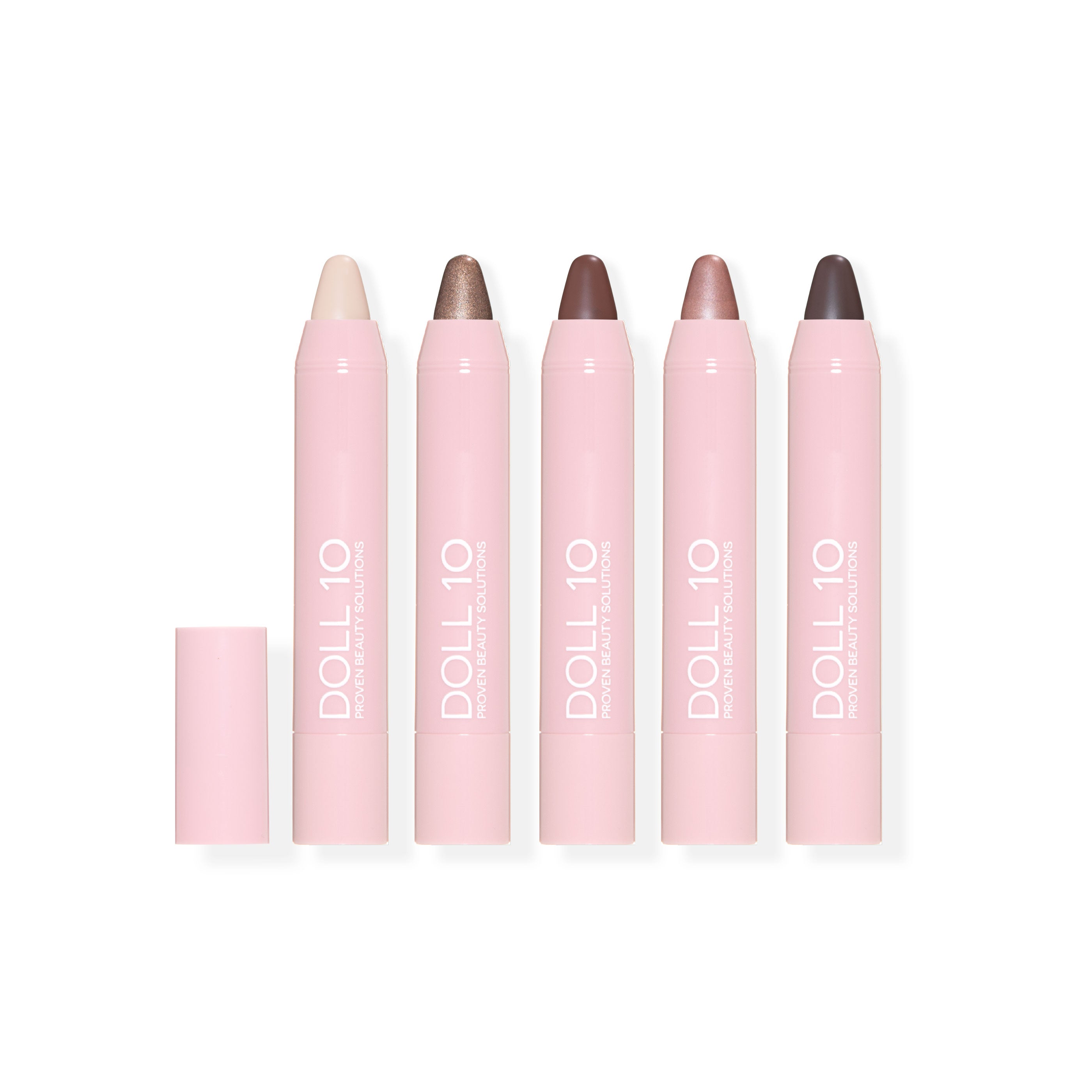 Happiness is the Secret to All Beauty 5 Piece Eye Crayon – Doll 10 Beauty