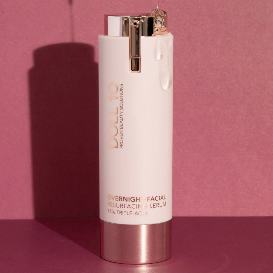 OVERNIGHT FACIAL Collection Clean & exfoliate your skin