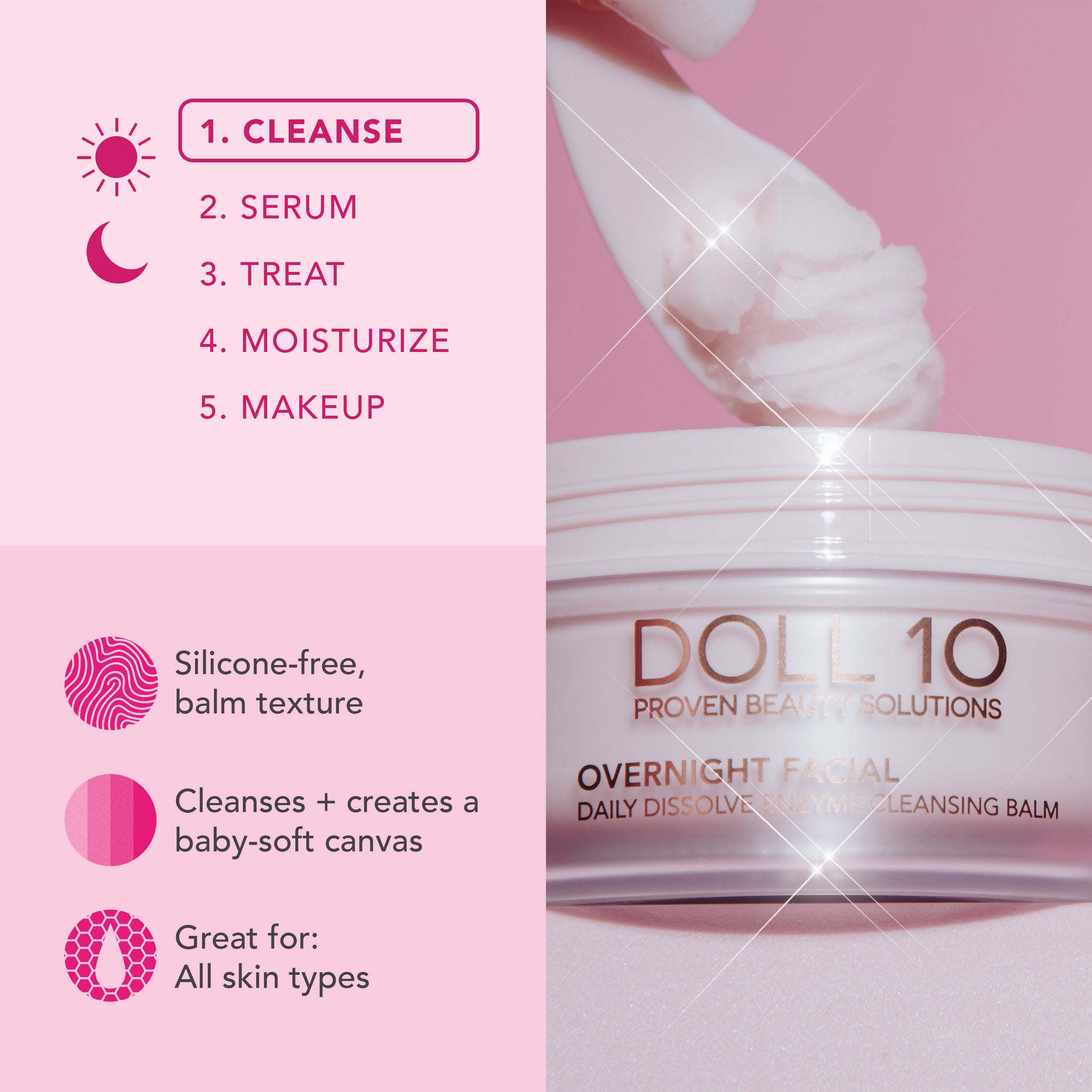 Working Overtime Double Cleansing Trio – Doll 10 Beauty