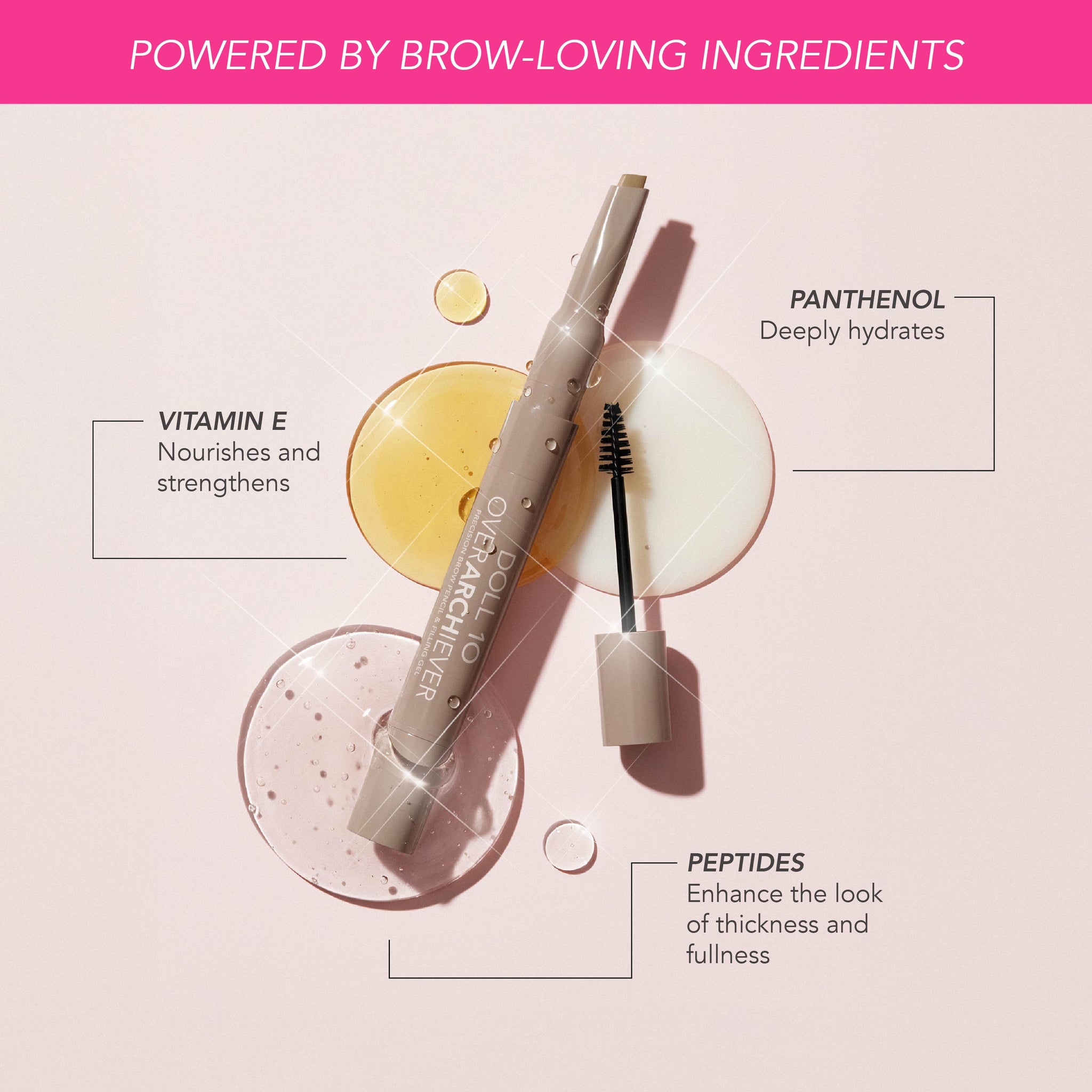 Overarchiever Precision Brow Pencil and Filling Gel – Doll 10 Beauty