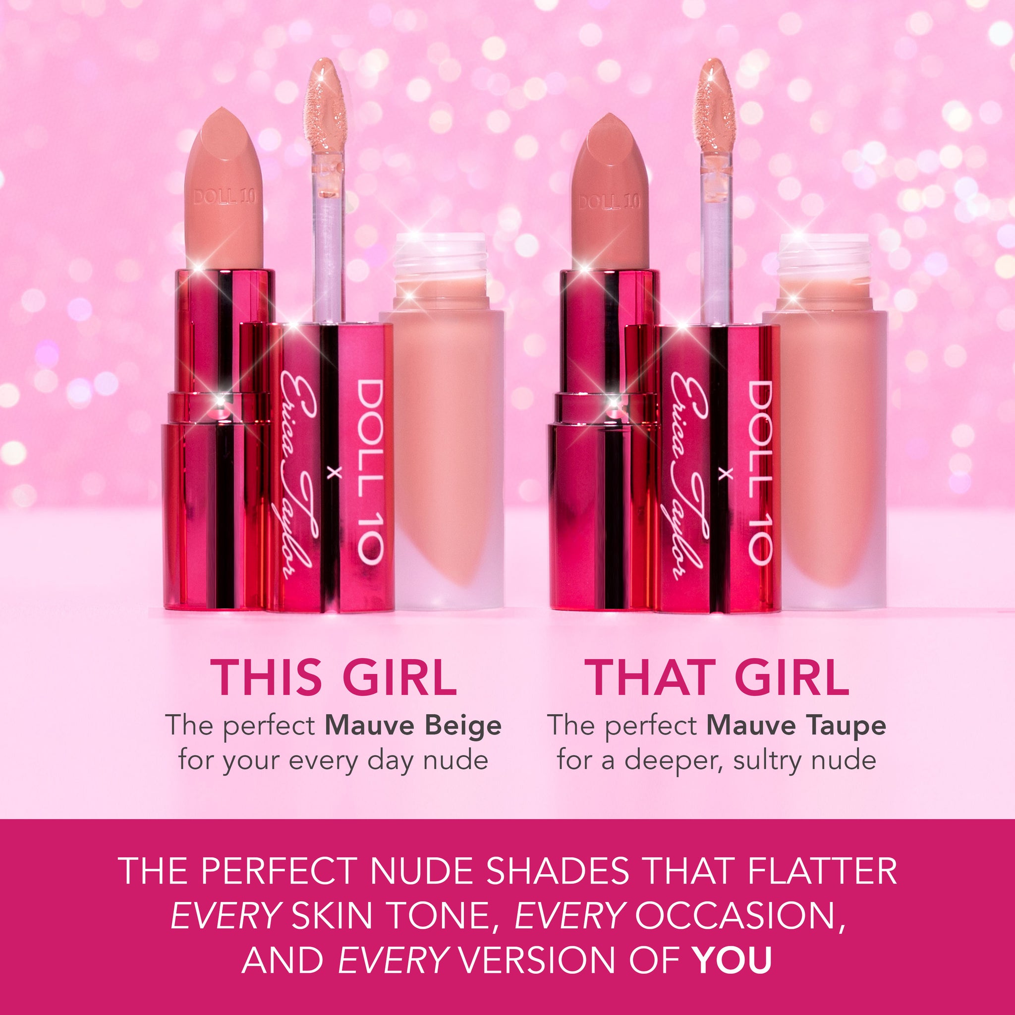 Erica Taylor Lip Wardrobe – Doll 10 Beauty