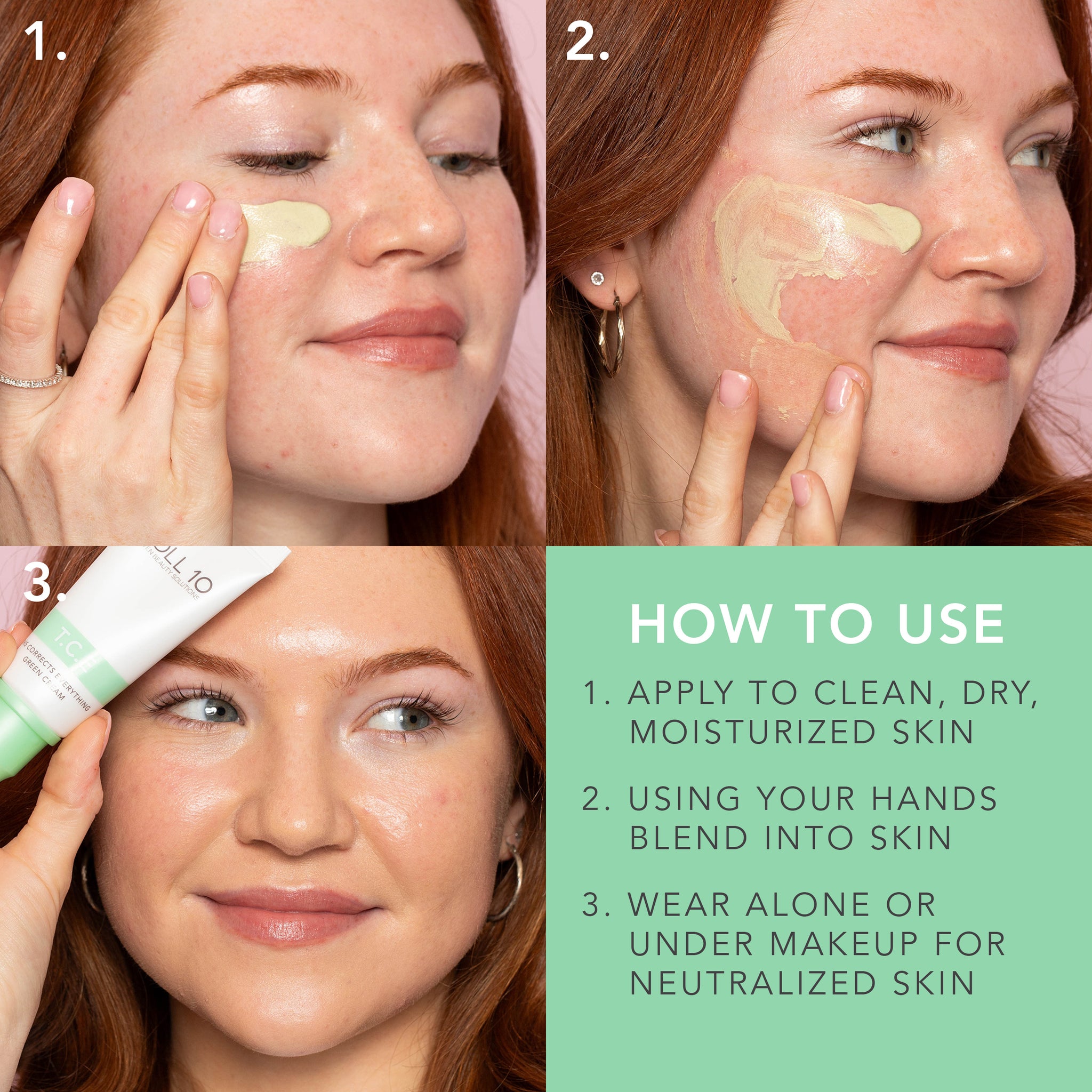 Color Correcting Green Cream – Doll 10 Beauty