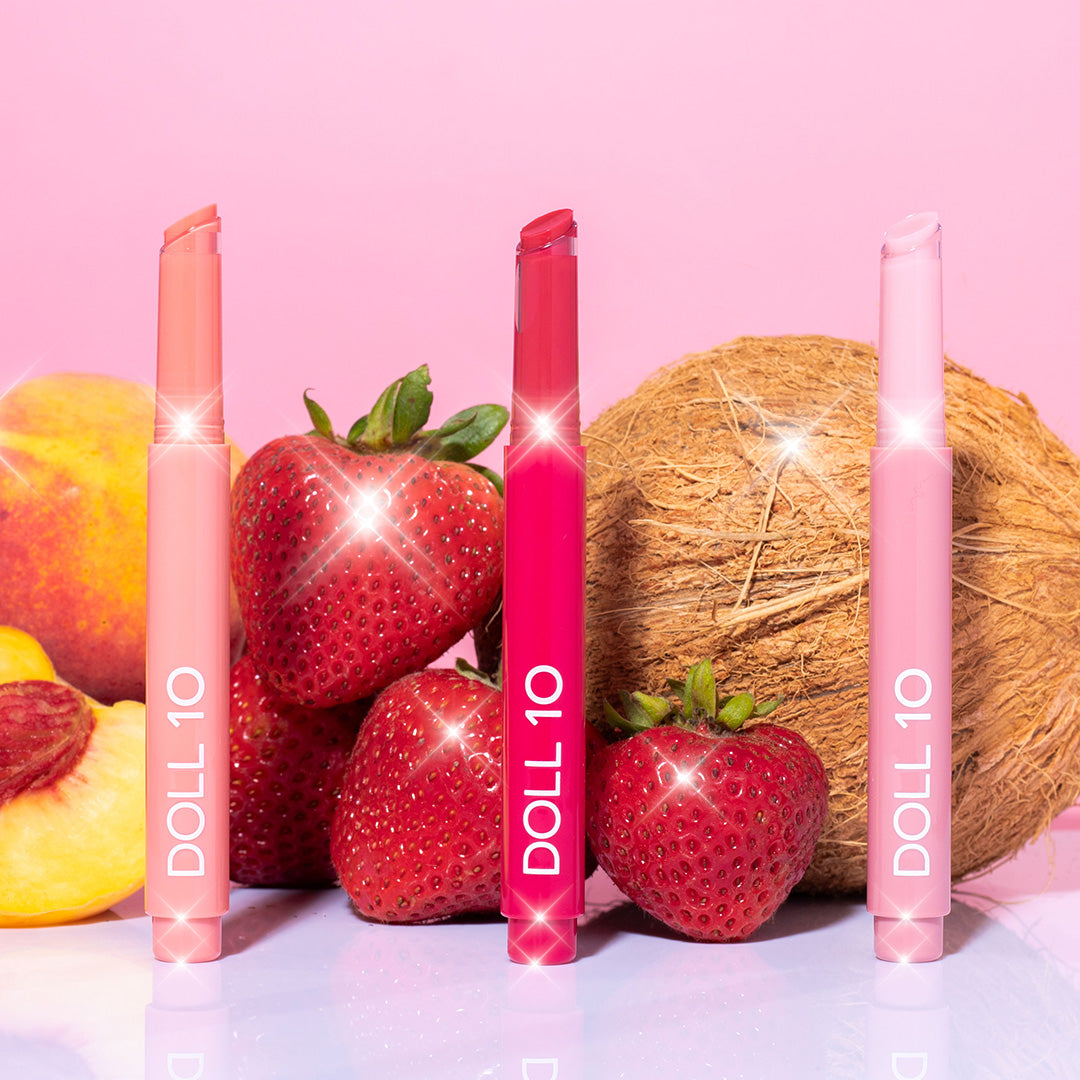Sweet Sensations Peptide Plumping Lip Treatment Trio – Doll 10 Beauty