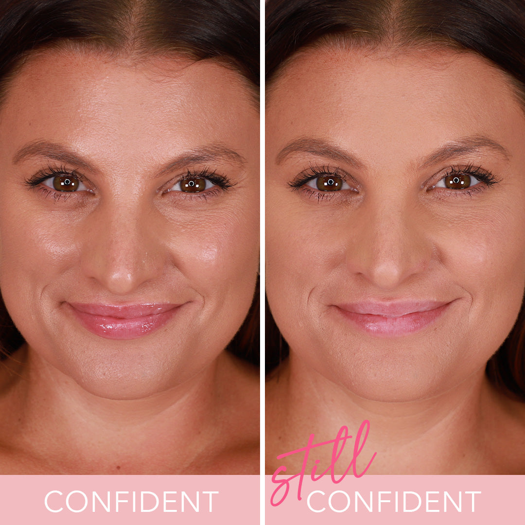 Pink Brightening Treatment Powder with Double Ended Powder Brush
