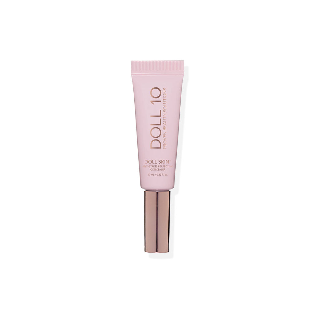 dollskin concealer pink tube with rose gold cap