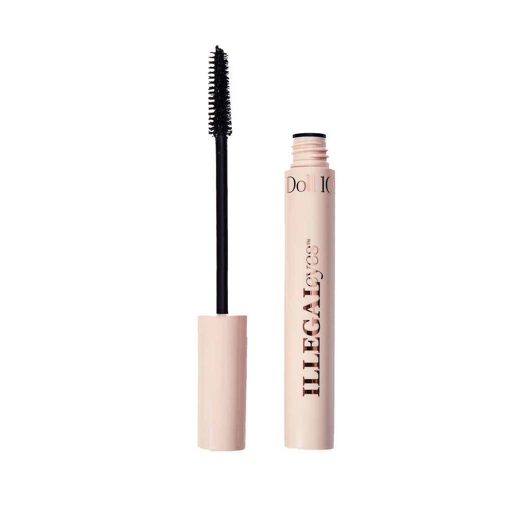 illegal eyes mascara tube and applicator 