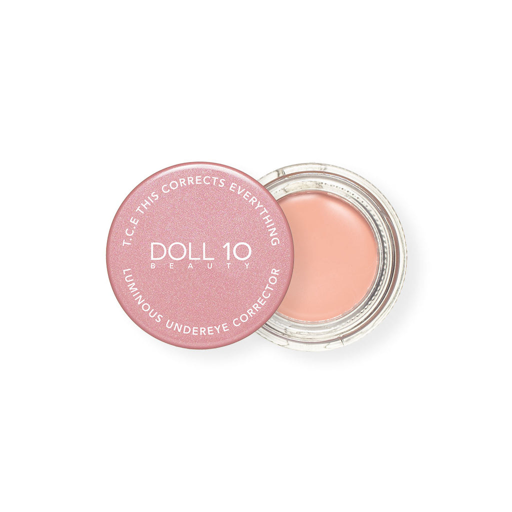 luminous undereye corrector in tub component with lid - shade rose quartz