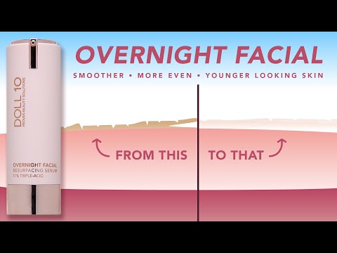 video explaining the before and after of your skin using the overnight facial resurfacing serum. go from dry, cracked skin to smooth and bright skin overnight.  